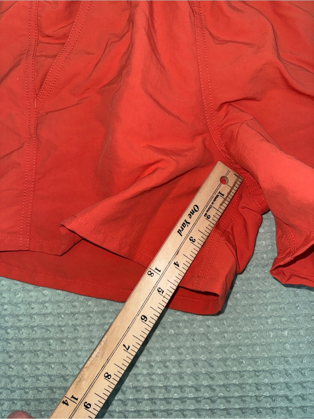 Patagonia Baggies 5 Inseam Shorts Mens XXS Red Orange Quick Dry Casual Hiking - Picture 3 of 4